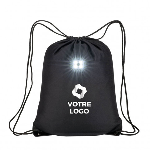 Rucksack mit LED – Personalisierbar