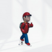 Zebrastreifen-Silhouette –...