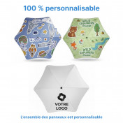 Parapluie enfant à bandes...