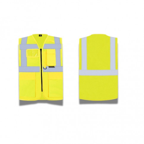 Reflektierende Arbeitsjacke mit Taschen