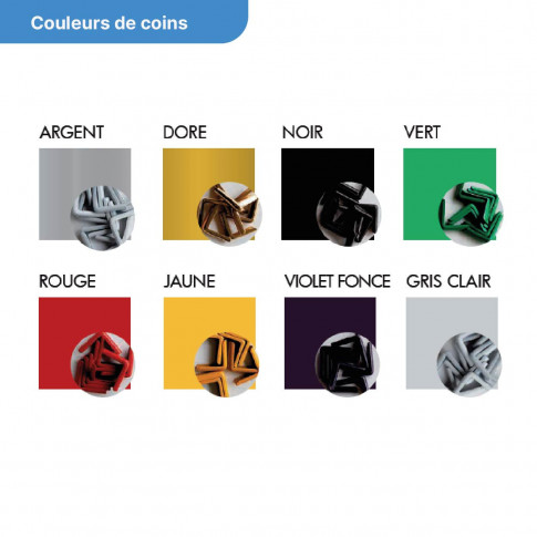 Pochette personnalisée pour carte grise en gomme