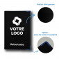 Pochette personnalisée pour carte grise en gomme