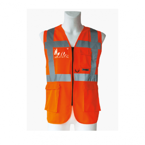 Reflektierende Arbeitsjacke mit Taschen