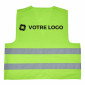 Gilet de sécurité avec bandes réfléchissantes rose ou vert (4 tailles)