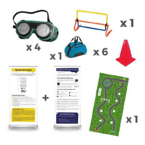 Komplettpaket zur Sensibilisierung für Sehbehinderungen