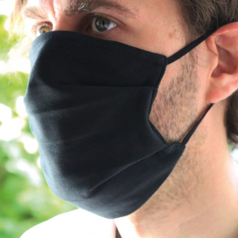 Masque alternatif AFNOR lavable +50 fois (barrette nasale)