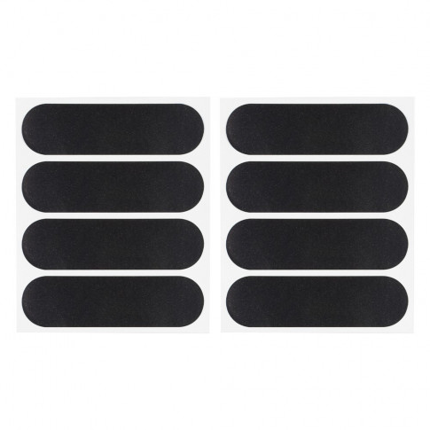 Lot de 4 stickers noirs réfléchissants - Personnalisable