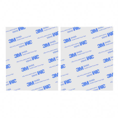 Set mit 4 reflektierenden schwarzen Aufklebern – individuell gestaltbar