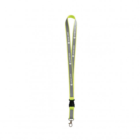 Lanyard promotionnel réfléchissant