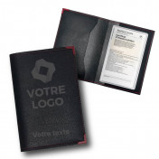 Porte-carte grise 2 volets...