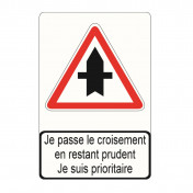 Panneau pédagogique Voie...