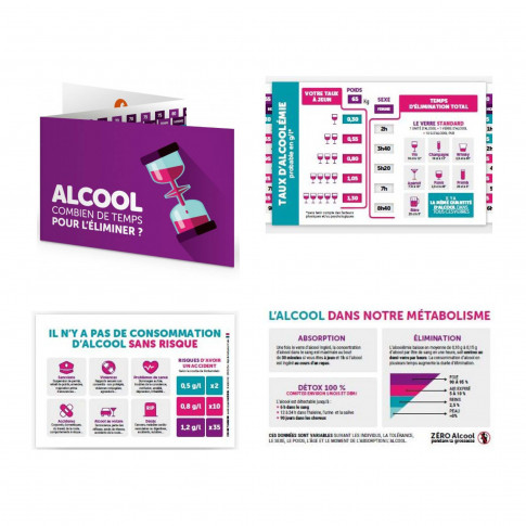 Réglette de sensibilisation à l'alcool ©️ Drivecase - Personnalisable 