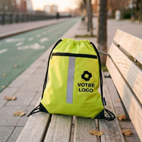 Sac à dos réfléchissant en RPET