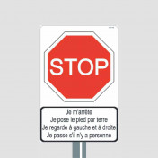 Lerntafel „Stopp“