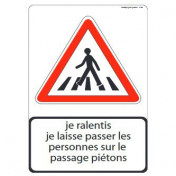 Panneau pédagogique Passage...