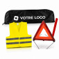 Kit triangle et gilet avec housse et velcro - Personnalisable