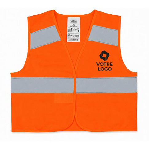 Gilet réfléchissant pour enfant personnalisable - Made in Europe