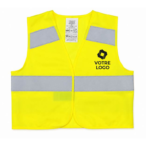 Gilet réfléchissant pour enfant personnalisable - Made in Europe