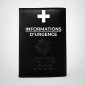 Pochette d'informations d'urgence pour ceinture de sécurité