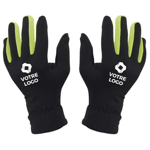 Gants fluo personnalisable