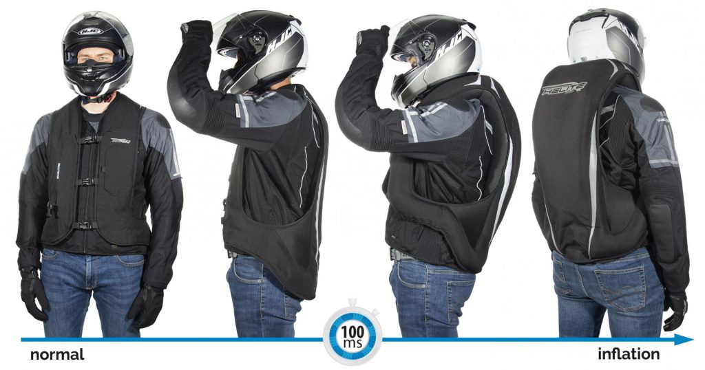 gilet gonflable moto