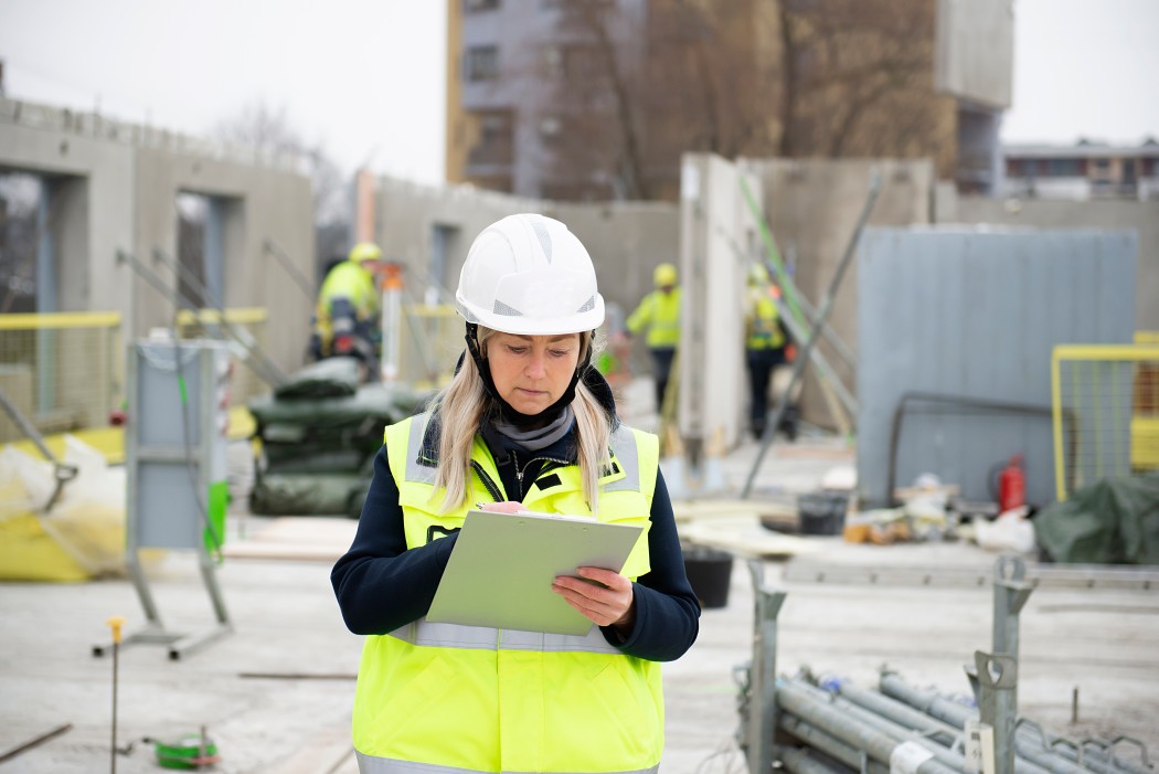 gilet fluorescent chantier