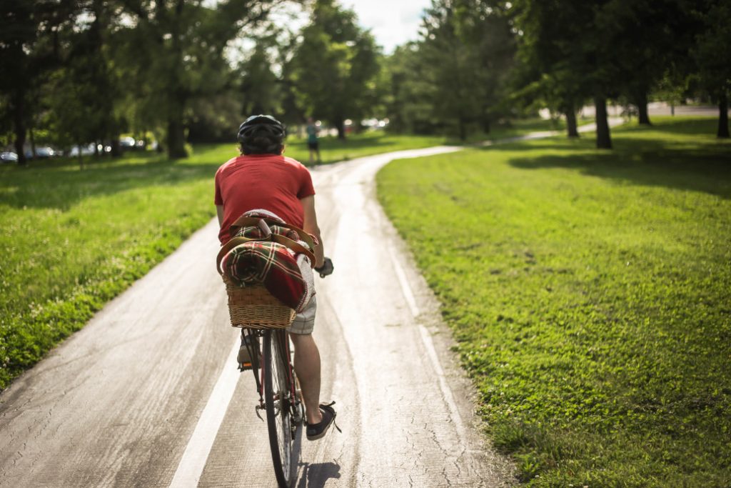 vélo et santé, vélo sur piste cyclable