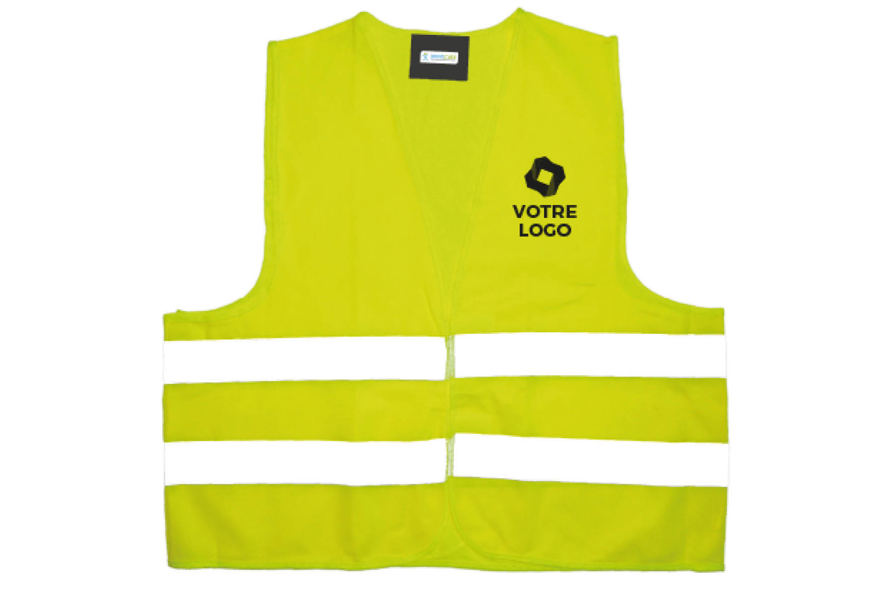 Gilet de sécurité réfléchissant orange et jaune haute visibilité