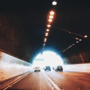 Rouler dans un tunnel